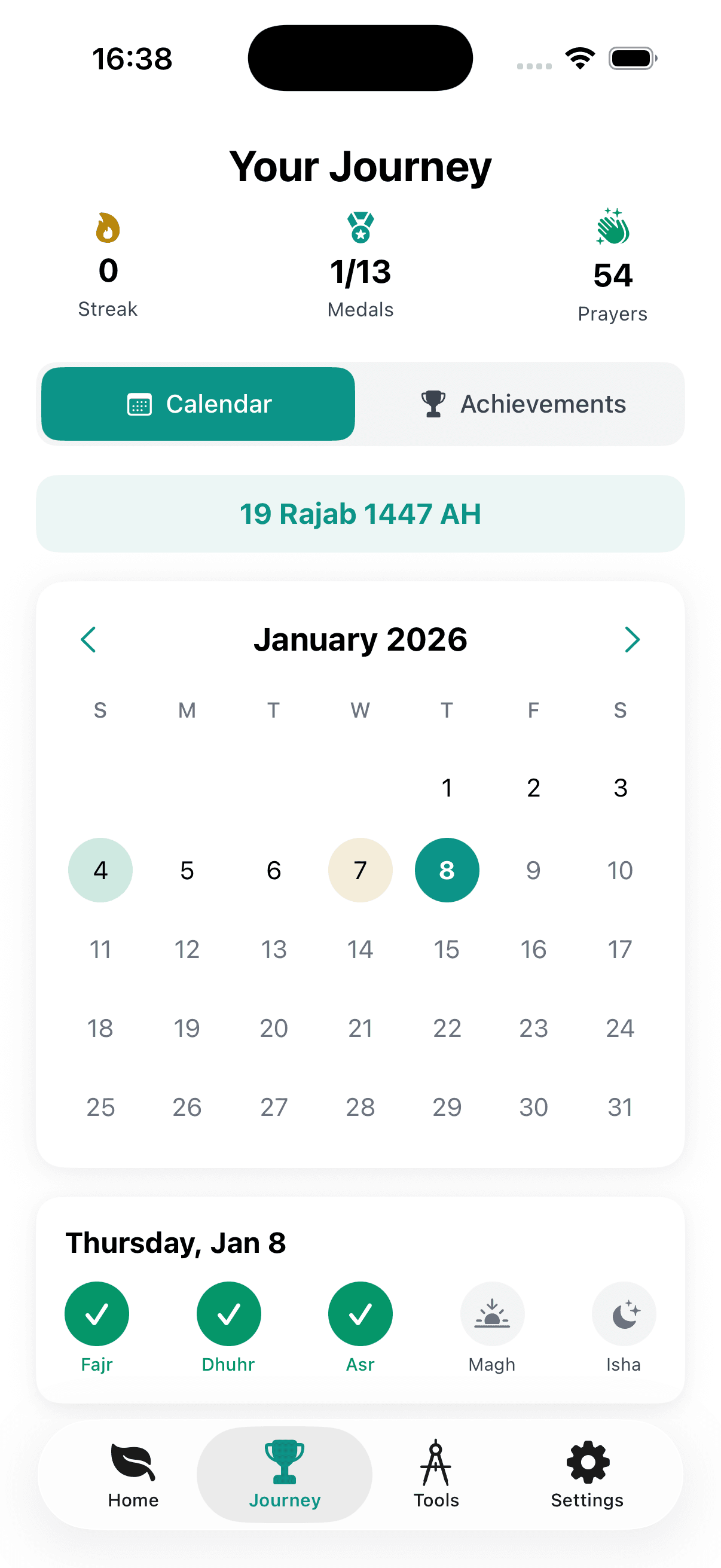 Salah First Tree Progress